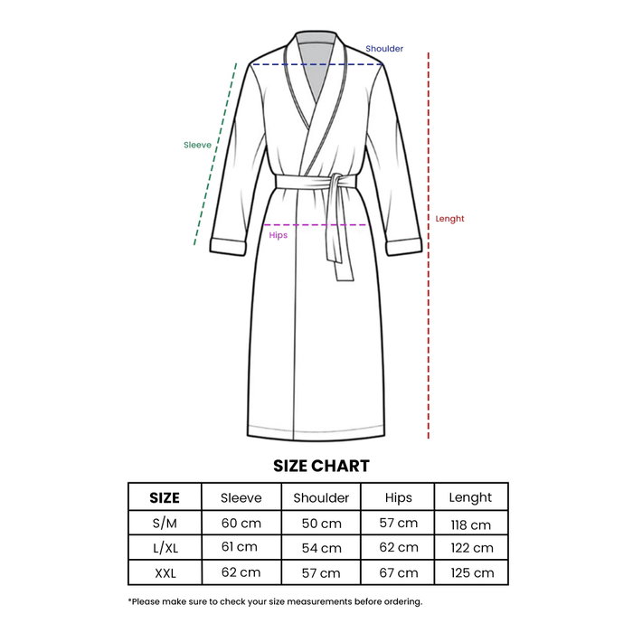 Mijölnir Albornoz Unisex Kimono Ecru L/XL Mijölnir Albornoz Unisex Kimono Ecru L/XL